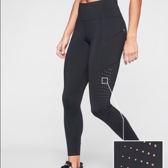 Athleta Contender 7/8 Tights, Black, NWT XXS, Mid-Rise Power Lift Athletic - Picture 1 of 16